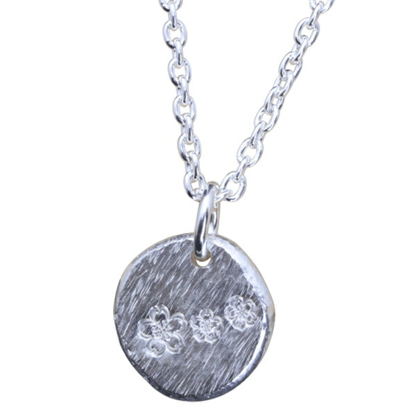 龍頭 川面浮桜 メタル ネックレス チェーン付き ペンダント メンズ シルバー シルバーネックレス メンズネックレス シルバー950 男性 彼氏 伝統技法 ギフト 人気 おしゃれ ブランド(4)