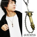 SAINTS セインツ ブランドアクセサリー SV925 925 スターリングシルバー 銀 シルバーネックレス ハード ロック 騎士 西洋