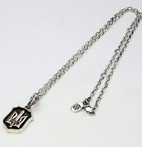SAINTS セインツ フラグ シルバーペンダント チェーン付き ネックレス ペンダント メンズ シルバー シルバー925 シルバーアクセ プレート メンズネックレス 男性 男性用 彼氏 記念日 誕生日 ギフト プレゼント 人気 ブランドのサムネイル