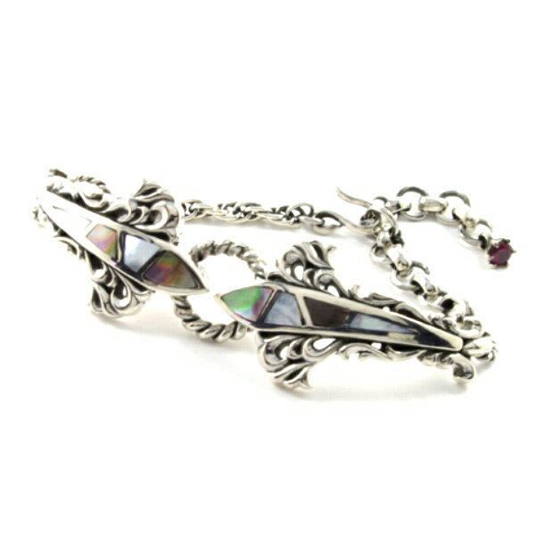 SAINTS セインツ アラベスクリリーシェルブレスレット シルバー925 シルバーアクセサリー 銀 SV925 スターリングシルバー シルバーブレスレット シルバーブレス 腕回り 手首 手元 腕元 人気 ブランド アクセサリー ギフト クリスマス プレゼント おしゃれ