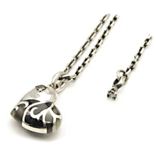 SAINTS セインツ ステンドグラスハートネックレス(チェーン付き) シルバー925 シルバーアクセサリー 銀..