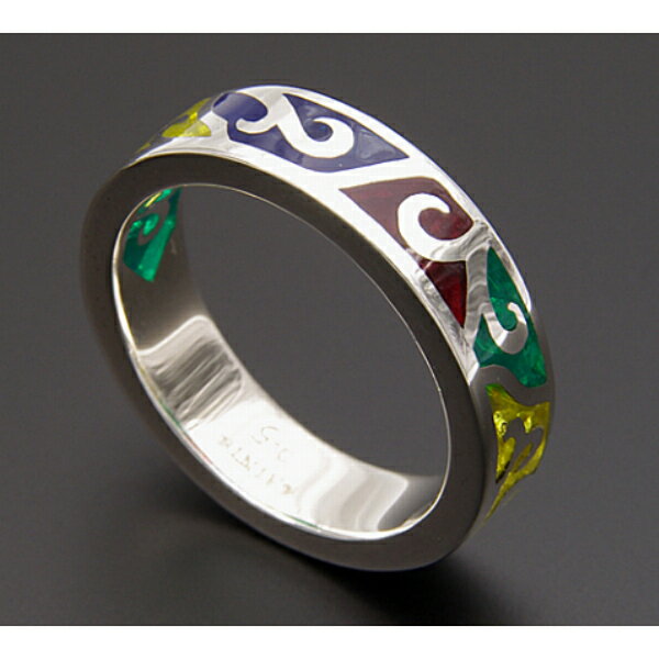 SAINTS セインツ ステンドグラスシルバーリング シルバー925 シルバーアクセサリー 銀 SV925 スターリ..