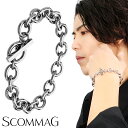 SCOMMAG マンテル ステンレス チェーン ブレスレット Lサイズ 小豆 あずき マンテルブレスレット メンズブレスレット ブレス サージカルステンレス 金...
