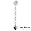 smile_mammy stare ボールチェーン ピアス 1P 片耳用 シルバー 925 揺れるピアス 目 目玉 追視 義眼 不気味 ホラー ダーク グロテスク シルバーピアス スタッドピアス メンズ レディース 男性 女性 彼氏 彼女 ユニセックス 誕生日 記念日 プレゼント 人気 おしゃれ