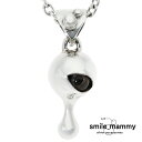 smile_mammy stare ドロップ ネックレス ペンダント ペンダントトップ ペンダントチャーム シルバー 925 雫 目 目玉 追視 義眼 不気味 ホラー ダーク グロテスク メンズ レディース 男性 女性 彼氏 彼女 誕生日 記念日 プレゼント 人気 おしゃれ