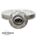 smile_mammy stare ファセットカット ストーン リング 指輪 0~19号 シルバー 925 宝石 目 目玉 追視 義眼 不気味 ホラー ダーク グロテスク シルバーリング メンズ レディース 男性 女性 彼氏 彼女 ユニセックス 誕生日 記念日 プレゼント 人気 おしゃれ