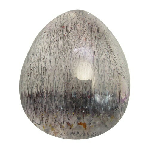 スーパーセブン 磨き 原石 ルース 裸石 約2.2cm カボション セイクリッドセブン 天然石 パワーストーン レピドクロサイトインクォーツ 水晶 希少 タンブ...