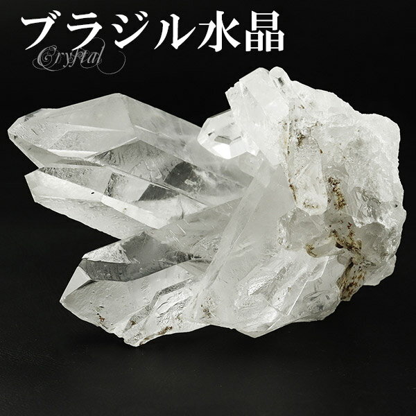 水晶 クラスター ブラジル ミナスジェライス コリント 産 約147g 水晶クラ...