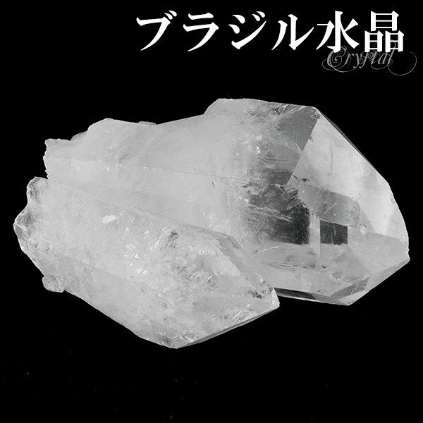 水晶 クラスター ブラジル ミナスジェライス コリント 産 約133g 水晶クラ...