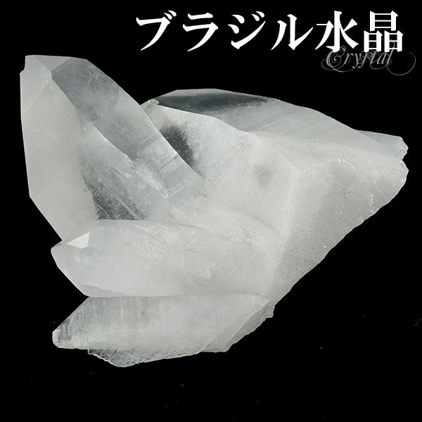 水晶 クラスター ブラジル ミナスジェライス コリント 産 約78g 水晶クラ...