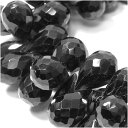 ブラックスピネル 10×7mm 天然石 ビーズ ドロップカット 2玉セット 粒売り パワーストーン バラ売り ビ-ズ パーツ 尖晶石 天然石ビーズ 天然石パーツ...