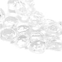 水晶 6×5.5mm 天然石 ビーズ マロンカット 4玉セット 粒売り パワーストーン バラ売り パワ-スト-ン ビ-ズ パーツ クォーツ 天然石ビーズ 天然石...