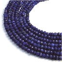 ラピスラズリ 3×2mm 天然石 ビーズ ボタンカット 10cm連 パワーストーン 12月 誕生石 連売り ビ-ズ パーツ 瑠璃石 天然石ビーズ 天然石パーツ ...