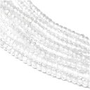 ホワイトトパーズ 2mm 天然石 ビーズ ボタンカット 10cm連 連売り パワーストーン 11月 誕生石 ビ-ズ パーツ 黄玉 天然石ビーズ 天然石パーツ プ...