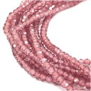 ガーネット 2mm 天然石 ビーズ ファセットカット 10cm連 連売り パワーストーン 1月 誕生石 ビ-ズ パーツ 柘榴石 天然石ビーズ 天然石パーツ プレ...