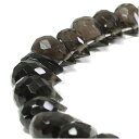 スモーキークォーツ 6.5×4.5mm 天然石 ビーズ ドロップカット 4玉セット 粒売り パワーストーン バラ売り ビ-ズ パーツ 煙水晶 天然石ビーズ 天然...