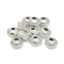 ソロバン スジ入り 3.5mm 5玉セット シルバーパーツ プレゼント 人気 おしゃれ