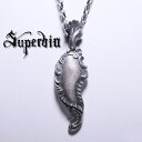 Superbia “ロココ”ペンダントトップ1 チェーンなし シルバーペンダント シルバー925 トップ ペンダント ネックレス メンズ スペルヴィア ブランド ロココ美術 バロック グロテスク アンティーク ジュエリー ダーク 退廃 耽美 彫刻 造形 アート 緻密 メンズ小物 プレゼント