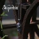 Superbia “渇望”ペンダントトップ チェーンなし シルバーペンダント シルバー925 トップ ペンダント ネックレス メンズ スペルヴィア ブランド ロ...
