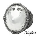 Superbia Shining シャイニング A リング 指輪 13~27号 メンズリング シルバー 925 目 視線 不気味 ホラー ロココ アンティーク ダーク 退廃 耽美 彫刻 造形 美術 芸術 シルバーリング メンズ 男性 彼氏 夫 旦那 誕生日 記念日 プレゼント 人気 おしゃれ