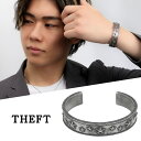 THEFT セフト 星 スター バングル シルバー Star bangle ビンテージ ヴィンテージ アンティーク調 メンズバングル ブレスレット メンズ 男性...