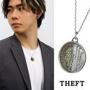 THEFT セフト ハーフ コイン エリザベス ネックレス ペンダント ペンダントトップ ペンダントチャーム シルバー HALF COIN NEC 硬貨 ビンテ...