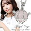天然石 ネックレス 天使のかご 大 10mm ローズクォーツ ピンク シルバー ペンダント レディース パワー..