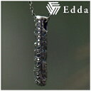 Edda エッダ 流木 ブラックスティック ジルコニアライン シルバーネックレス メンズ ネックレス ジルコニア シルバー SILVER925 男性用 メンズネ...