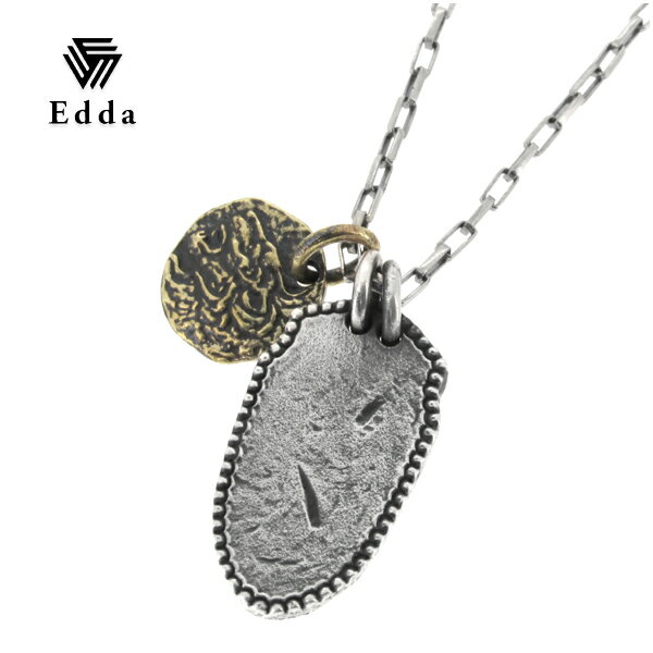 楽天新宿 銀の蔵 シルバーアクセサリーEdda エッダ ナチュラル ドッグタグ シルバーネックレス メンズ ネックレス シルバー プレート SILVER925 男性用 ライオン メンズネックレス 男性用ネックレス ブランド プレゼント 人気 彼氏 おしゃれ
