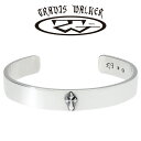 TRAVIS WALKER トラヴィスワーカー TW スモール アロー クロス シルバー バングル ブランド 公式 正規品 シルバー925 アクセサリー 腕輪 ...