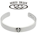 TRAVIS WALKER トラヴィスワーカー ウィズ TW スモール クロス バングル シルバー ブランド 公式 正規品 シルバー925 アクセサリー 腕輪 ...