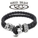 TRAVIS WALKER トラヴィスワーカー アンカー シンチ レザー ブレスレット シルバー ブランド 公式 正規品 シルバー925 アクセサリー 腕輪 イ...