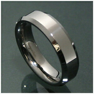 【楽天ランキング入賞】サイドカットシンプル・タングステンリング 9?23号