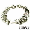 VIVIFY ビビファイ アクセサリー ブレスレット バングル シルバー ダイアモンド 菱形 CHAIN BRACELET