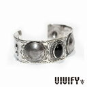 VIVIFY ビビファイ アクセサリー ブレスレット バングル シルバー 日本 古銭 & オニキス Tokyo-Tominzoku Bangle 富士山 雨 雫...