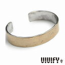 VIVIFY ビビファイ アクセサリー ブレスレット バングル シルバー ゴールド 槌目 Hallmarks K10Gold Wide Bangle