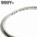 VIVIFY ビビファイ アクセサリー ブレスレット バングル シルバー Back Hallmarks Bangle 槌目 Narrow