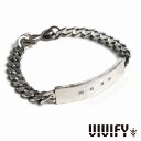 VIVIFY ビビファイ アクセサリー ブレスレット バングル シルバー Hallmarks ID Bracelet Mirror Finish