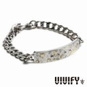 VIVIFY ビビファイ アクセサリー ブレスレット バングル シルバー ゴールド Hallmarks ID Bracelet 槌目 w Gold