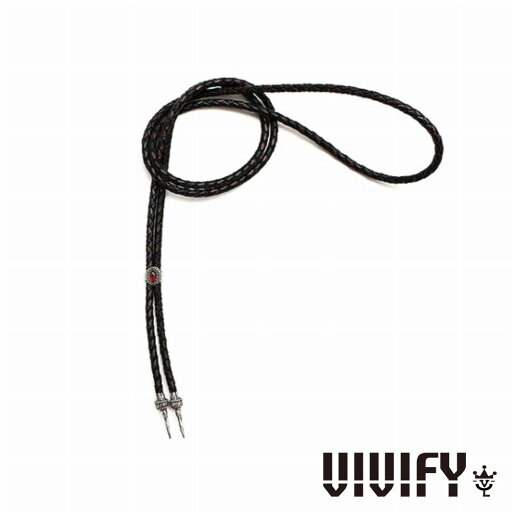 VIVIFY ビビファイ アクセサリー ネックレス シルバー Old Native Style ストーン セッティング ループタイ ガーネット VIVIFY ビビファイ アクセサリー ネックレス シルバー Old Native Style ストーン セッティング ループタイ ガーネット