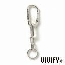 VIVIFY ビビファイ アクセサリー ウォレットチェーン キーチェーン カラビナ シルバー Refined Karabiner Key Chain