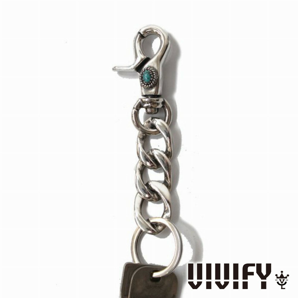 VIVIFY ビビファイ アクセサリー ウォレットチェーン キーチェーン シルバー NativeStyle SwivelHook FlatLink KeyCha...