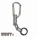 VIVIFY ビビファイ アクセサリー ウォレットチェーン キーチェーン カラビナ シルバー アラベスク karabiner Keychain
