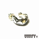 VIVIFY ビビファイ アクセサリー ピアス シルバー ゴールド Crushed Pavement Pierce 1P 片耳用