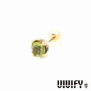 VIVIFY ビビファイ アクセサリー ピアス ゴールド Simple Stone Pierce K18 1P 片耳用