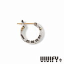 VIVIFY ビビファイ アクセサリー フープピアス シルバー K18ゴールドポスト Hallmarks Hoop Pierce w Gold 1P 片耳用