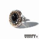 VIVIFY ビビファイ アクセサリー ピアス シルバー ゴールド Old Native Style ストーン セッティング Pierce K18Gold Ro...