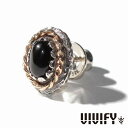 VIVIFY ビビファイ アクセサリー ピアス シルバー K18ゴールドポスト Old Native Style ストーン セッティング Pierce K18G...