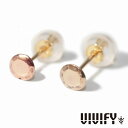 VIVIFY ビビファイ アクセサリー ピアス ゴールド Round Cut K10stone Pierce 1P 片耳用