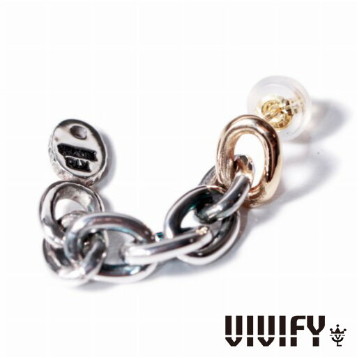 VIVIFY ビビファイ アクセサリー ピアス シルバー ゴールド 2way ChainPierce K18 1P 片耳用 VIVIFY ビビファイ アクセサリー ピアス シルバー ゴールド 2way ChainPierce K18 1P 片耳用